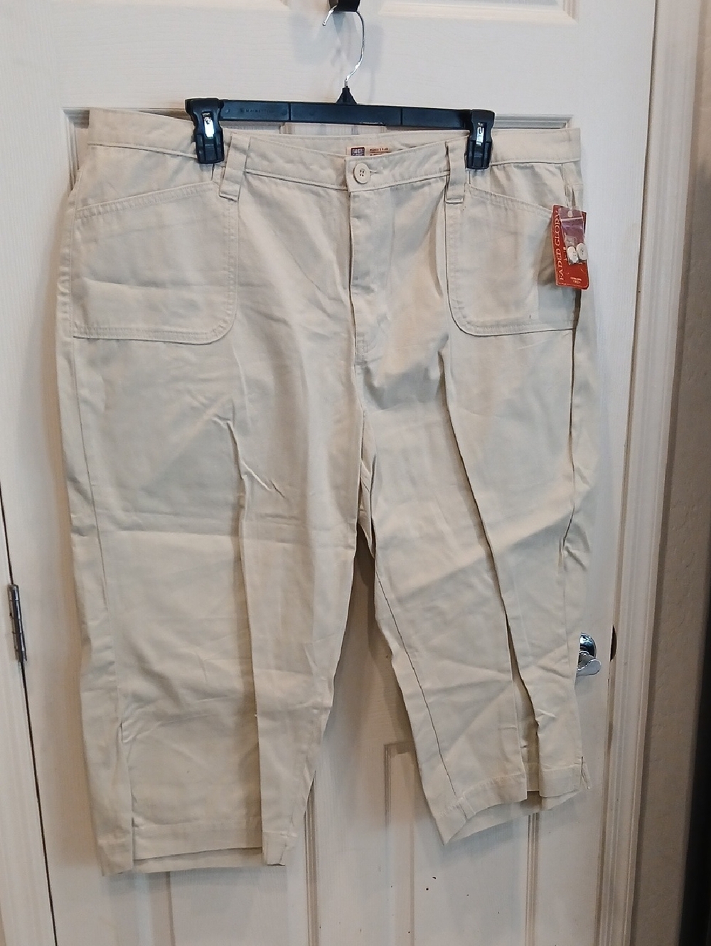 Faded Glory Women's Light Khaki Utility Chinos